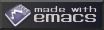 made with emacs
